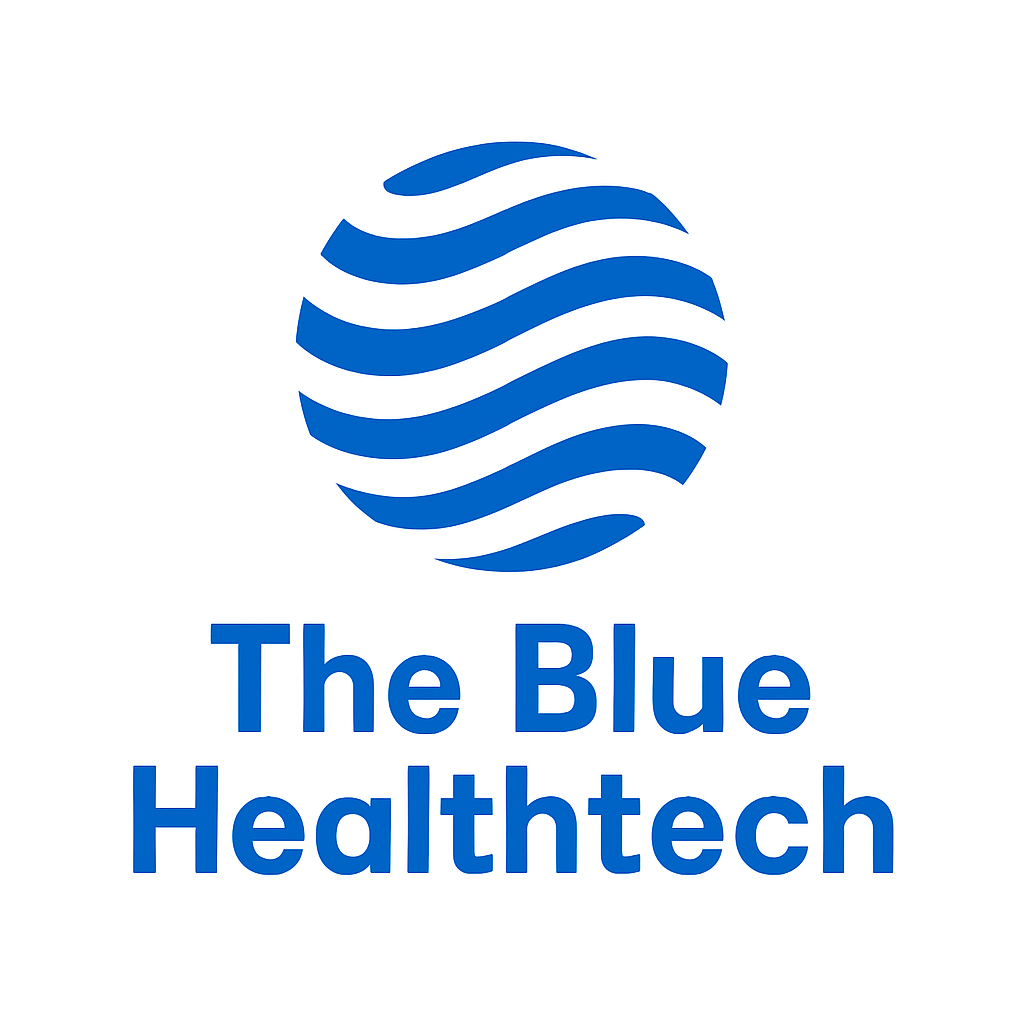 The Blue Healthtech Logo